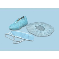 Plasdent NURSE CAP/21", Blue (100pcs/bag)